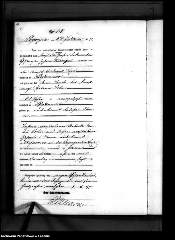 Obraz 18 z jednostki "[Księga zgonów]"