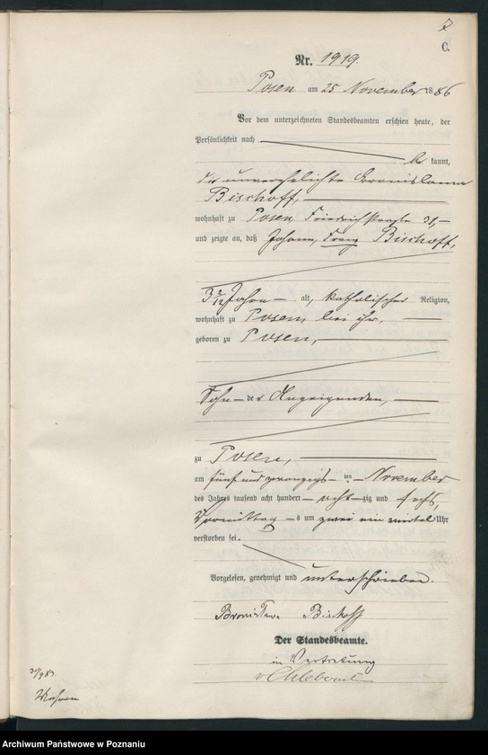 Obraz 10 z jednostki "Księga zgonów t. V"