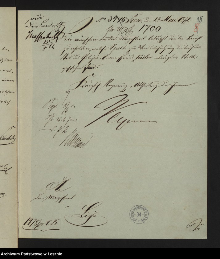 Obraz 18 z jednostki "[Die Anstellung des Polizeikommissars Willner]"