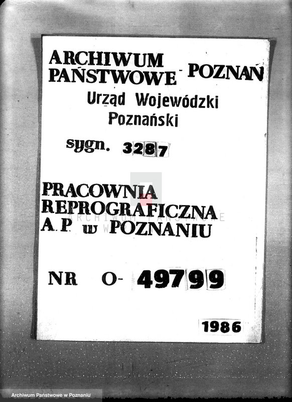 Obraz 1 z jednostki "Nadzór nad gospodarką w lasach majątku Lubinia-Wielka w powiecie jarocińskim"