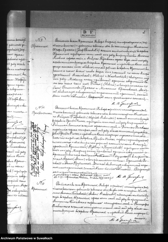 Obraz 9 z jednostki "Duplikat Krasnopolskago rimsko-katoličeskago prichoda na 1899 god"