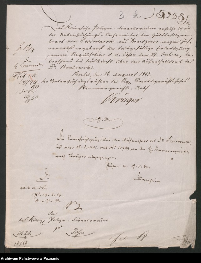 Obraz 6 z jednostki "A. betr. den Arzt Dr Julian Bendowski"