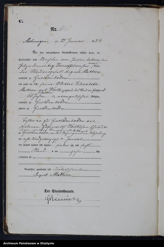 image.from.unit.number "Sterbe-Haupt-Register Nr 1 - 118"