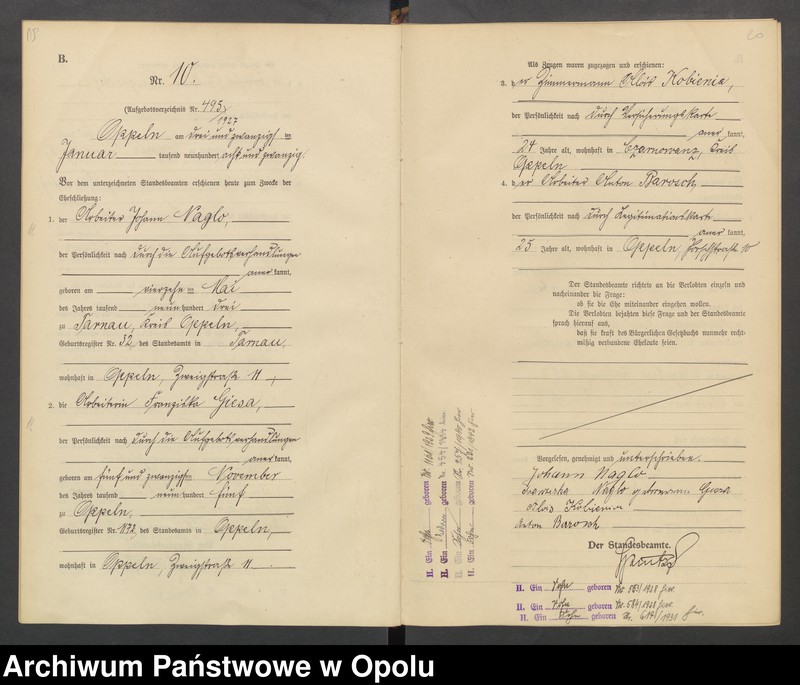 Obraz 13 z jednostki "[Rejestr Małżeństw] 1928 Nr 1-248"