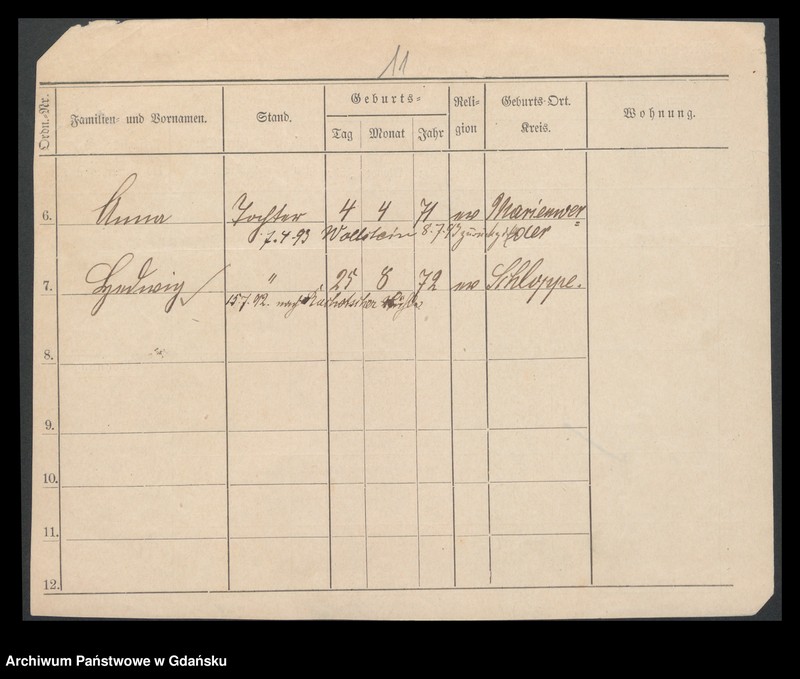 image.from.unit.number "Karty meldunkowe: Seidemann - Sekus"