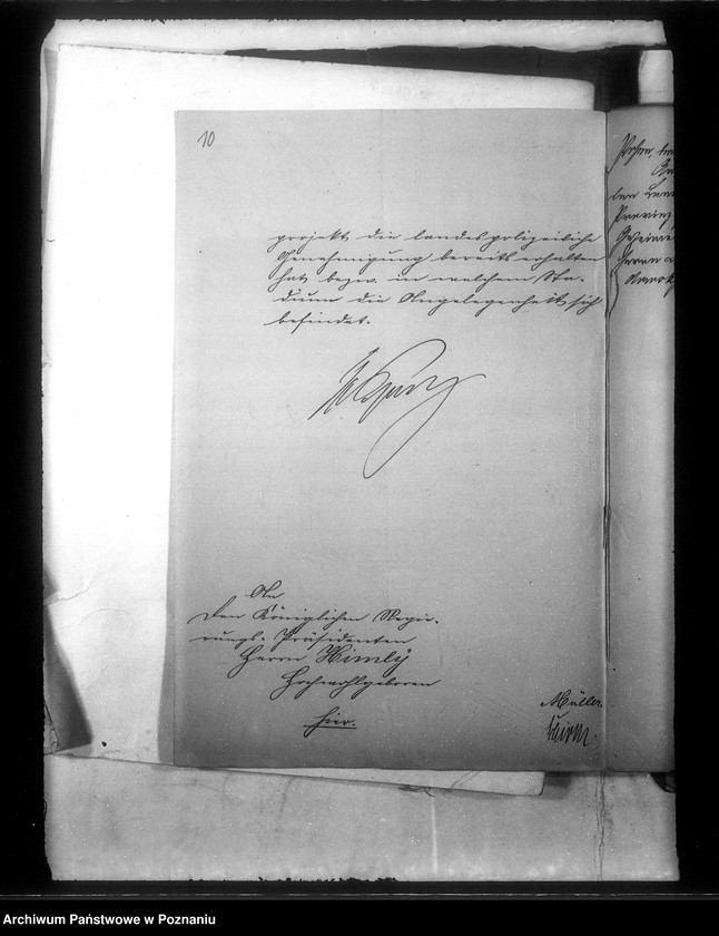 Obraz 13 z jednostki "Bildung einer Genossenschaft zur Entwässerung der Wiesen am Trojanowoer Fliesse im Kreise Obornik"