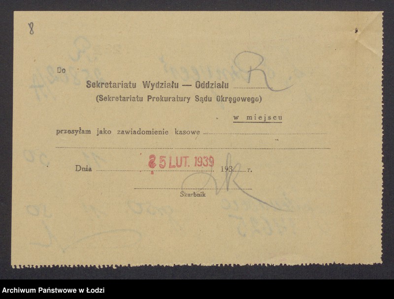 Obraz 10 z jednostki "Estera Sznycer – wyrób i sprzedaż towarów włokienniczych"