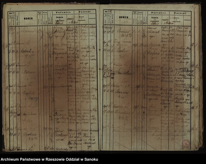 Obraz 10 z jednostki "Księga urodzeń z lat 1852-1896, małżeństw z lat 1862-1918, zgonów z lat 1859-1916 dla miejscowości Falejówka"