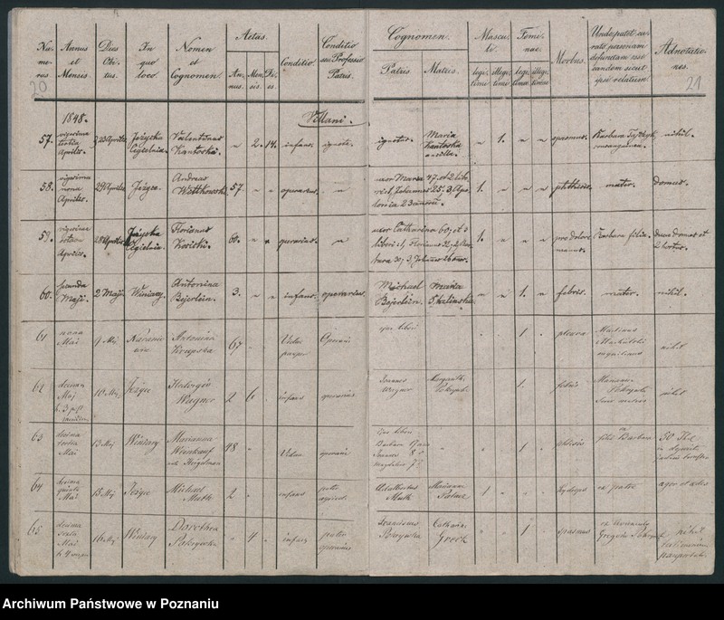 Obraz 13 z jednostki "Księga zgonów"