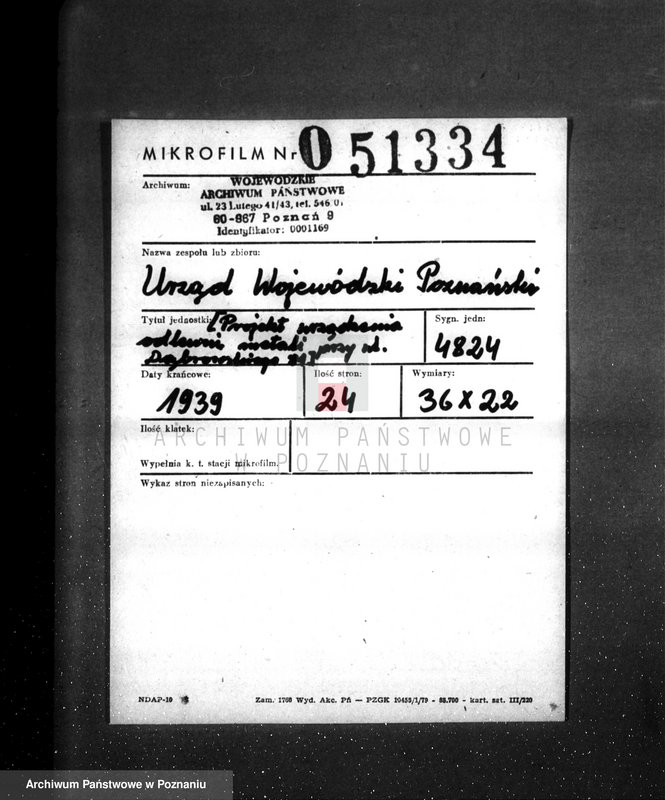 Obraz 2 z jednostki "/Projekt urządzenia odlewni metali przy ul. Dąbrowskiego 81/"