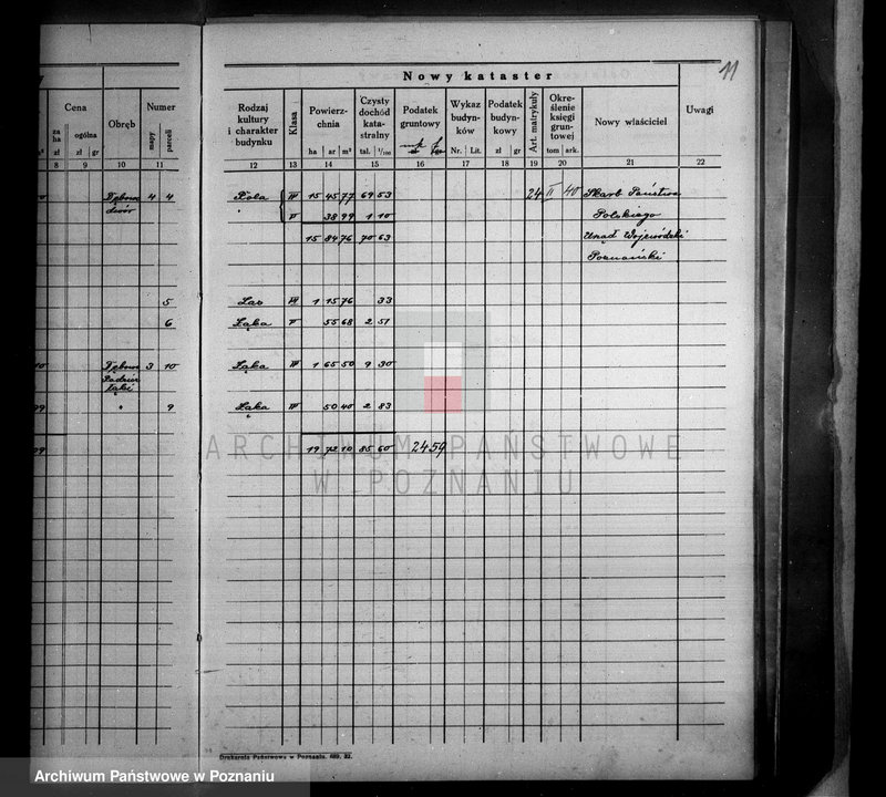Obraz 15 z jednostki "Ostateczny rejestr pomiarowy majątku Dębowo powiatu wyrzyskiego"