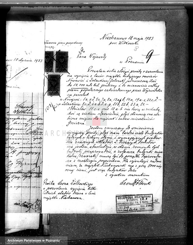 Obraz 12 z jednostki "Majętność /leśna/ Ni echanowo w powiecie gnieźnieńskim"