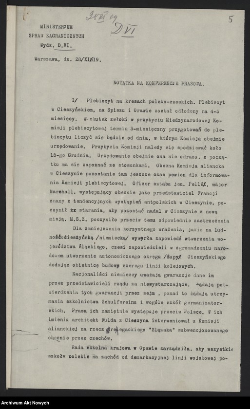 image.from.unit.number "Komunikaty Ministerstwa Spraw Zagranicznych dla prasy"