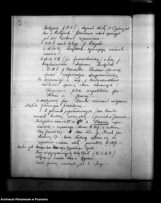 Obraz 9 z jednostki "Inspektorat Szkolny-Gniezno [korespondencja różna]"