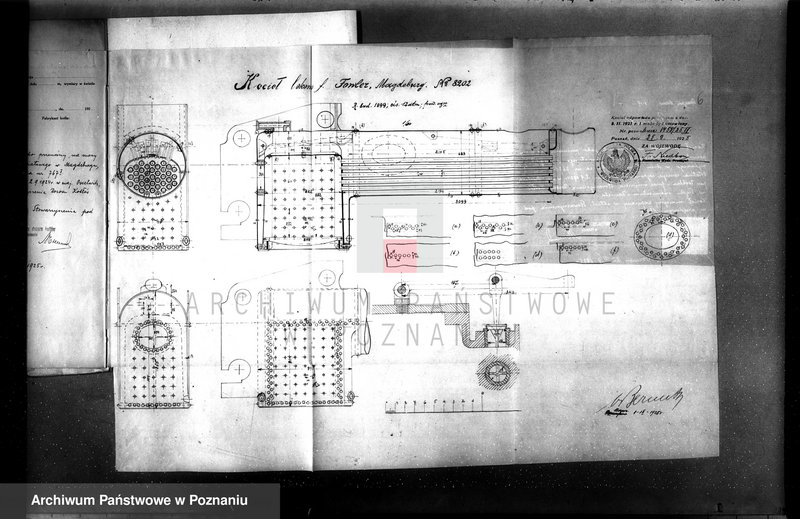 Obraz 10 z jednostki "Majątek Borowo pow. kościański, własność O. Bernuthe nr woj. kotła 5855"