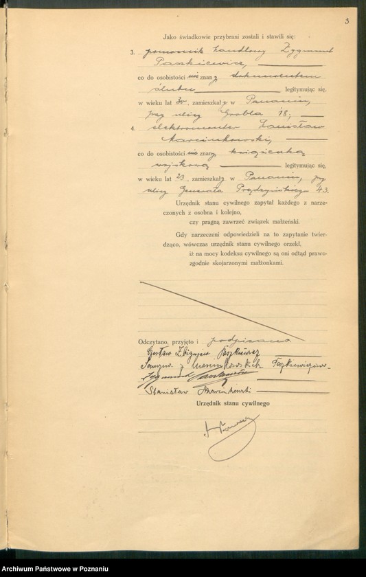 Obraz 5 z jednostki "Księga miejscowa małżeństw tom II [Rejestr główny małżeństw]"