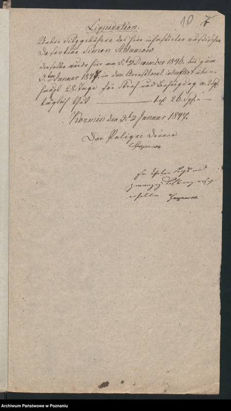 Obraz 14 z jednostki "A. betr. die Auslieferung des russischen Dezerteurs Simon Adamow aus Kalisch"
