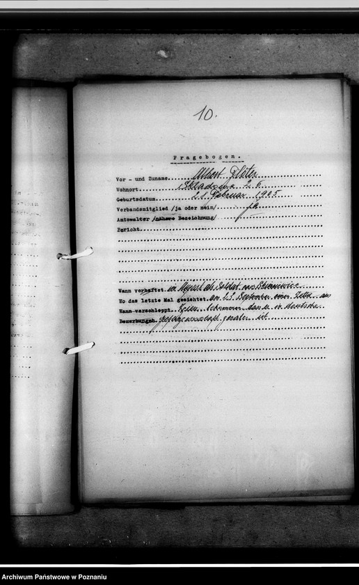 Obraz 14 z jednostki "Zweigstelle Litzmannstadt (Łódż) Vermissten - Listen. Soldaten 1- 81"