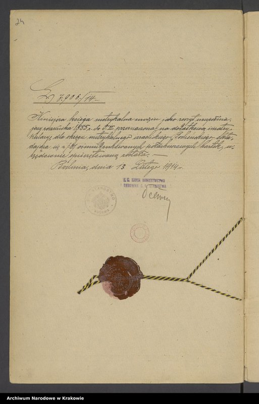 image.from.unit.number "Księga metr.[ykalna] urodzin okręgu metr.[ykalnego] izr.[aelickiego] bocheńskiego jako zeszyt uzupełniający rocznika 1885"