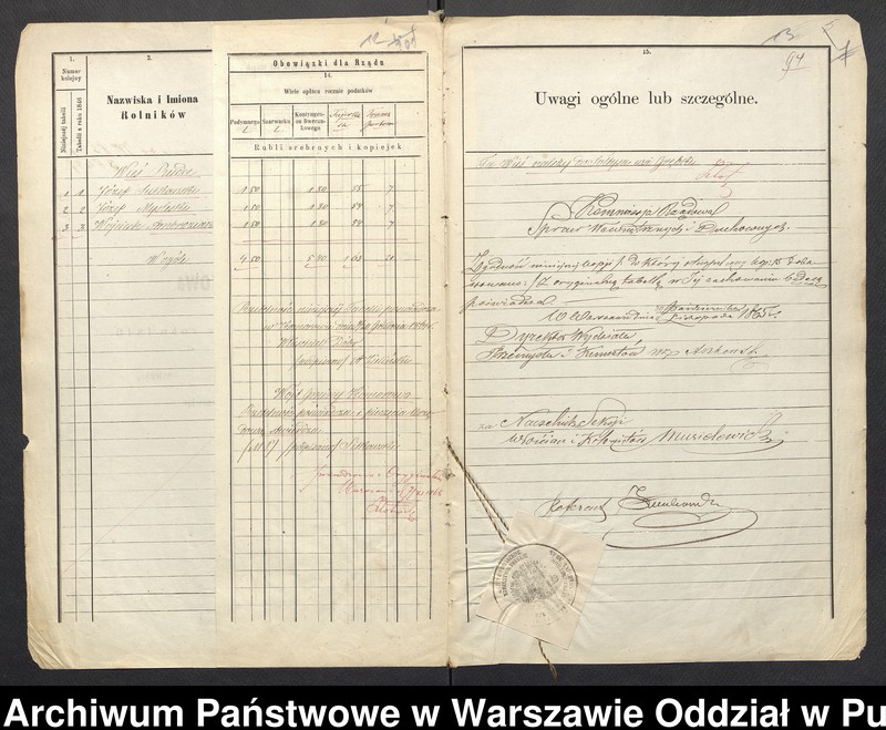 image.from.unit.number "O urządzaniu chłopów byłej rządowej wsi Ruda, gm. Komorowo wchodzącej w skład prywatnej własności tejże nazwy podlegającej ziemianinowi Antoniego Zielińskiego"