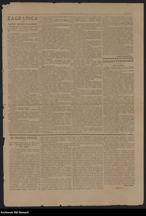 image.from.unit.number "Artykuły, przemówienia i felietony radiowe. Mowa wygłoszona we Lwowie 16 XII 1935 r., Zdzisław Jachimecki"