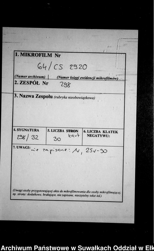 image.from.unit.number "Geburts-Neben-Register des Preussischen Standes-Amtes Kehlen Kreis Angerburg"