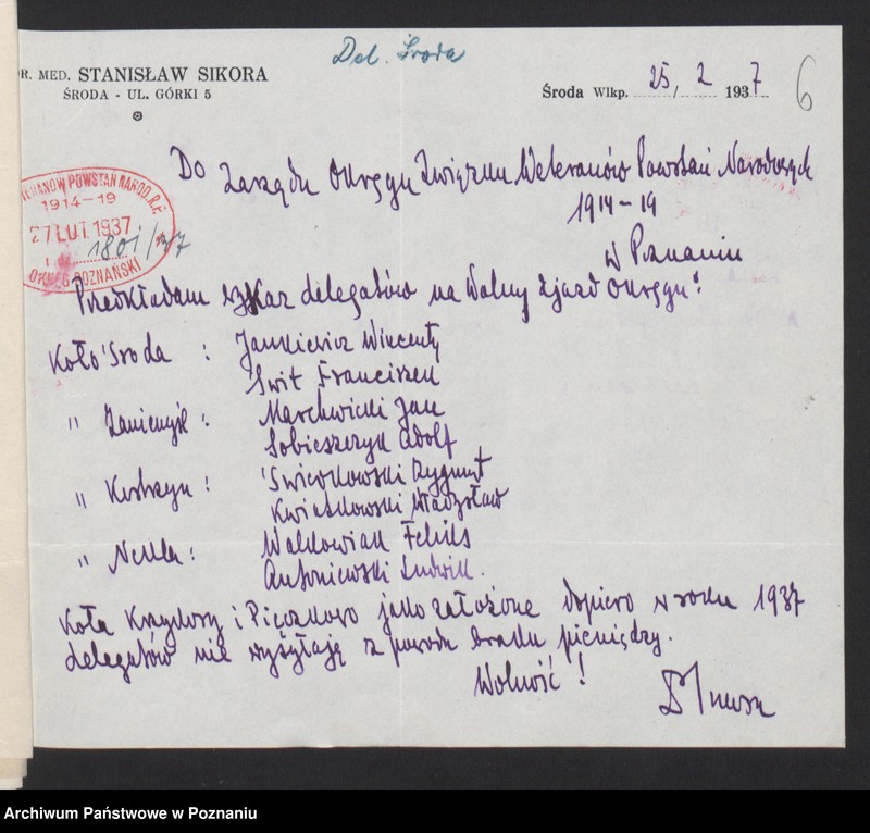 Obraz 9 z jednostki "Środa - akta delegata powiatowego."