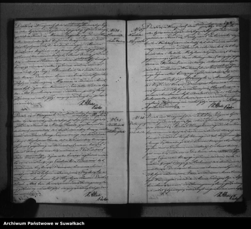 image.from.unit.number "Duplikat do zapisywania aktów urodzeń, zeyścia i ślubów w Parafii zwanej Wiżayny na rok 1855"
