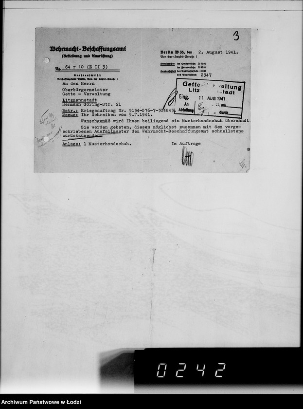 Obraz 7 z jednostki "Kriegsauftrag 5134-076-7-304843. Hadschuhe"