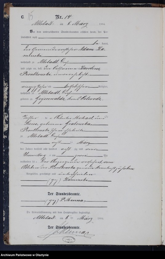 image.from.unit.number "Sterbe-Neben-Register Nr 1 - 64"