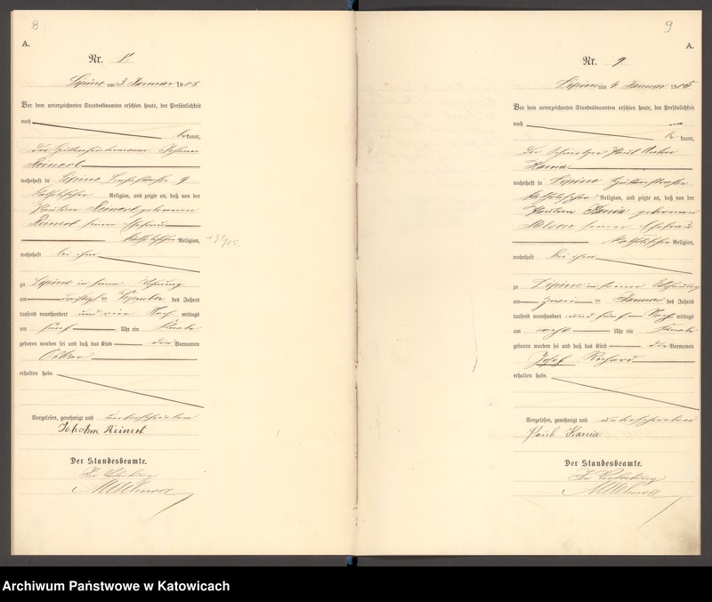 image.from.unit.number "Księga urodzeń T. I nr 1-592"