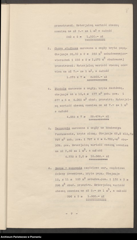 Obraz 12 z jednostki "Oszacowanie majątku Lechlin"