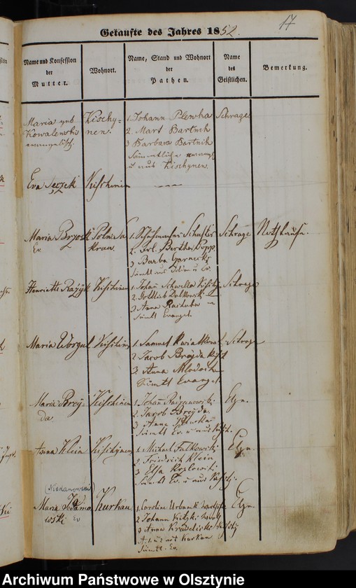 Obraz 19 z jednostki "Taufbuch Soldau-Land"