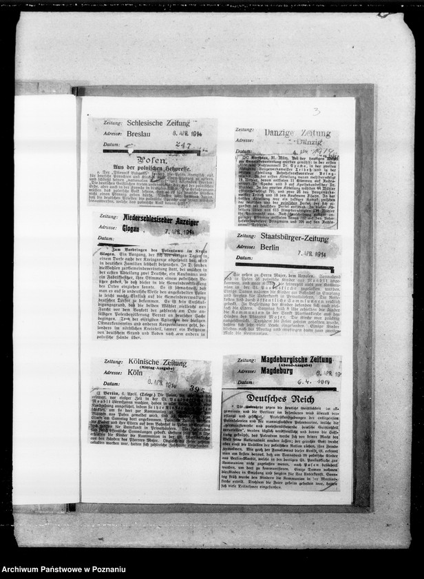 Obraz 7 z jednostki "Sprawy kościelne a Polska [wycinki z prasy niemieckiej]"