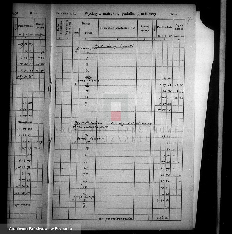 Obraz 11 z jednostki "Rejestr wyłączeń z art. 4 i 5 ustawy o wykonaniu reformy rolnej majątku Łobżenice powiatu wyrzyskiego"