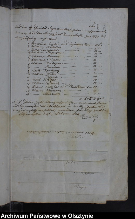 image.from.unit.number "Armen-Cassen Rechnung des Kirchspiels Kruklanken"
