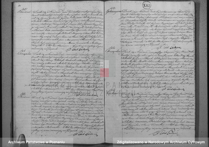 Obraz 10 z jednostki "Akta urodzeń, małżeństw i zgonów"