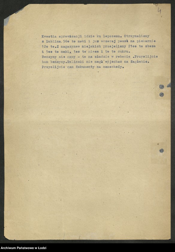 Obraz 5 z jednostki "Korespondencja I-go Sekretarza Komitetu Wojewódzkiego Polskiej Partii Robotniczej"