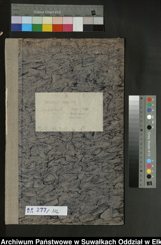 image.from.unit.number "[Heirats - Register (Neben - Register) Standesamt Angerburg einschl. der Bezirke, Gr. Strengeln, Prinowen und Kehlen Kreis Angerburg] No 1 bis 49"