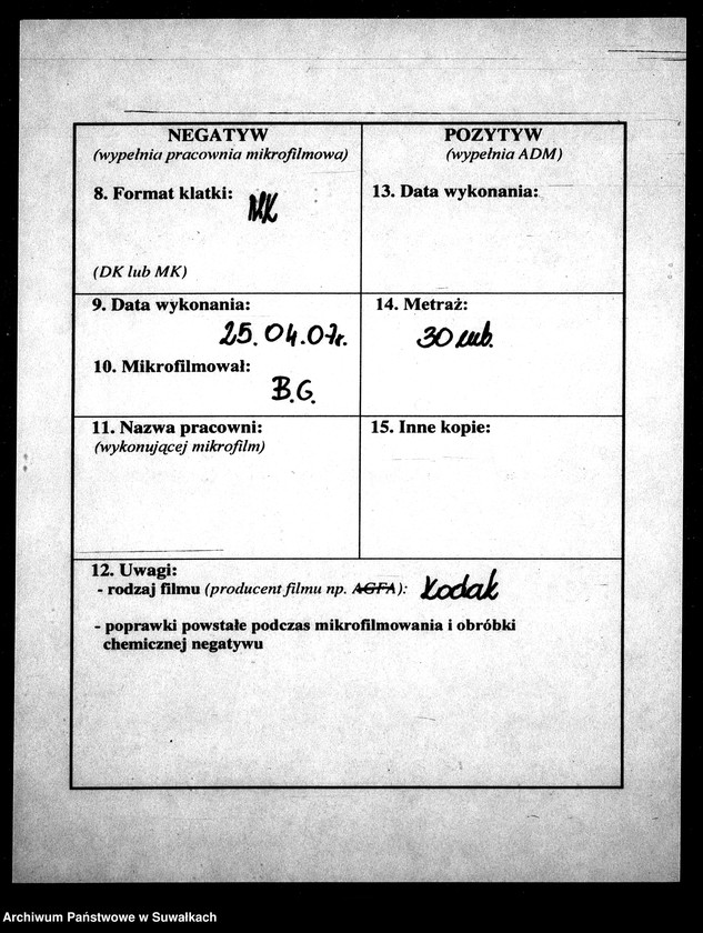 image.from.unit.number "Anneksa do Akt Zaślubionych Parafii Wigierskiey z Roku 1850-go."