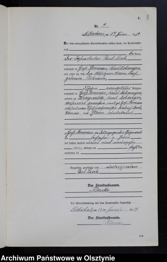 image.from.unit.number "Sterbe-Neben-Register Nr 1 - 26"