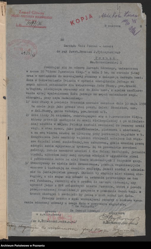 Obraz 6 z jednostki "Poznań - Łazarz akta koła."