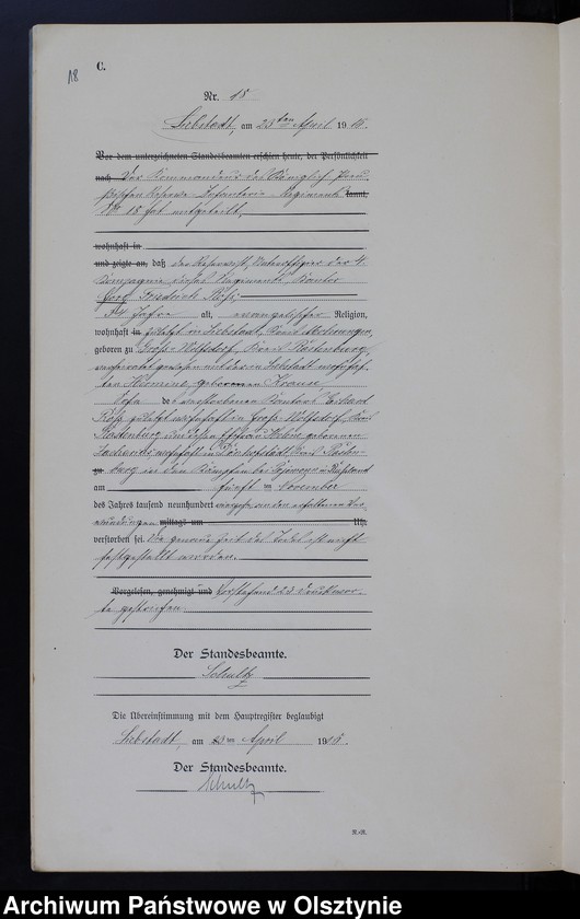 image.from.unit.number "Sterbe-Neben-Register Nr 1 - 47"