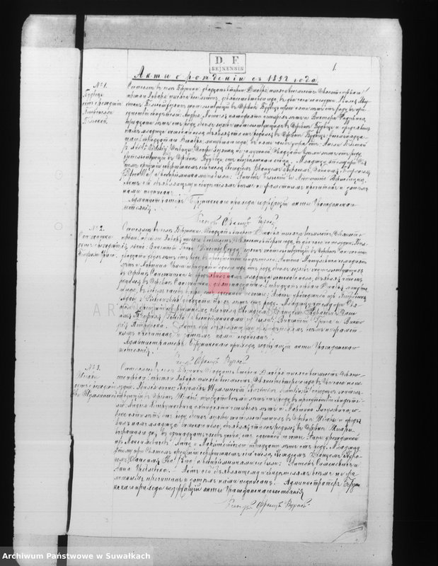 Obraz 5 z jednostki "Księga akt urodzeń, małżeństw, zgonów [parafii rzymsko-katolickiego w Berznikach]"