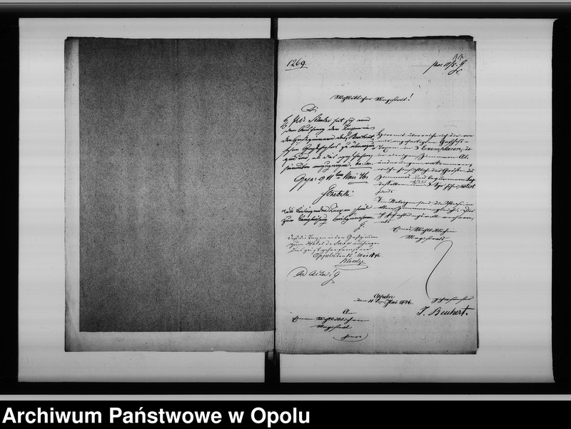 Obraz 13 z jednostki "Acta des Magistrats zu Oppeln betreffend Taxen der Gastwirthe und Flüssigkeits Maasse von 1846-48"