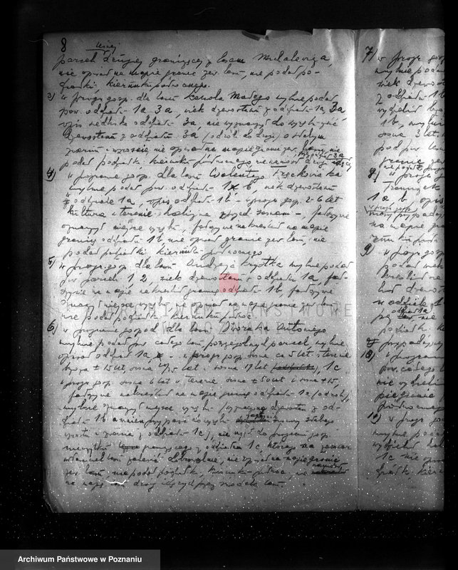 image.from.unit.number "/Nadzór nad gospodarką leśną protokoły badania lasów programy gospodarstw rolnych/ z terenu powiatu wągrowieckiego"