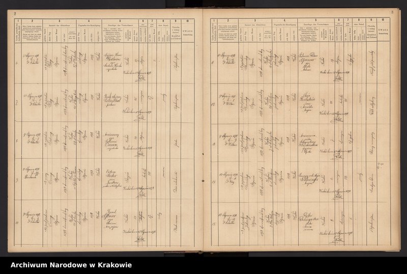 image.from.unit.number "Księga obejmująca wpisy wypadków śmierci Izraelitów w okręgu metrykalnym Krakowskim na rok 1893"