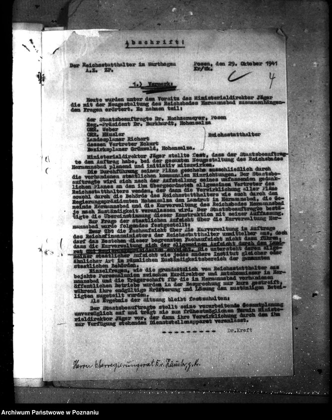 Obraz 8 z jednostki "Hermannsbad - Dienstaufsicht (Ciechocinek)"