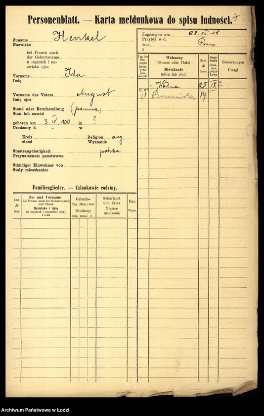 image.from.unit.number "[Spis ludności Łodzi] Henkel - Herc"