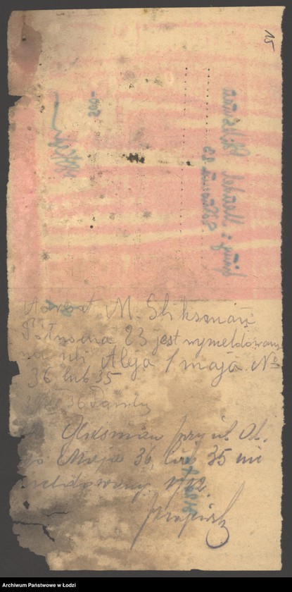 Obraz 17 z jednostki "Mendel Gliksman- sprzedaż pończoch"